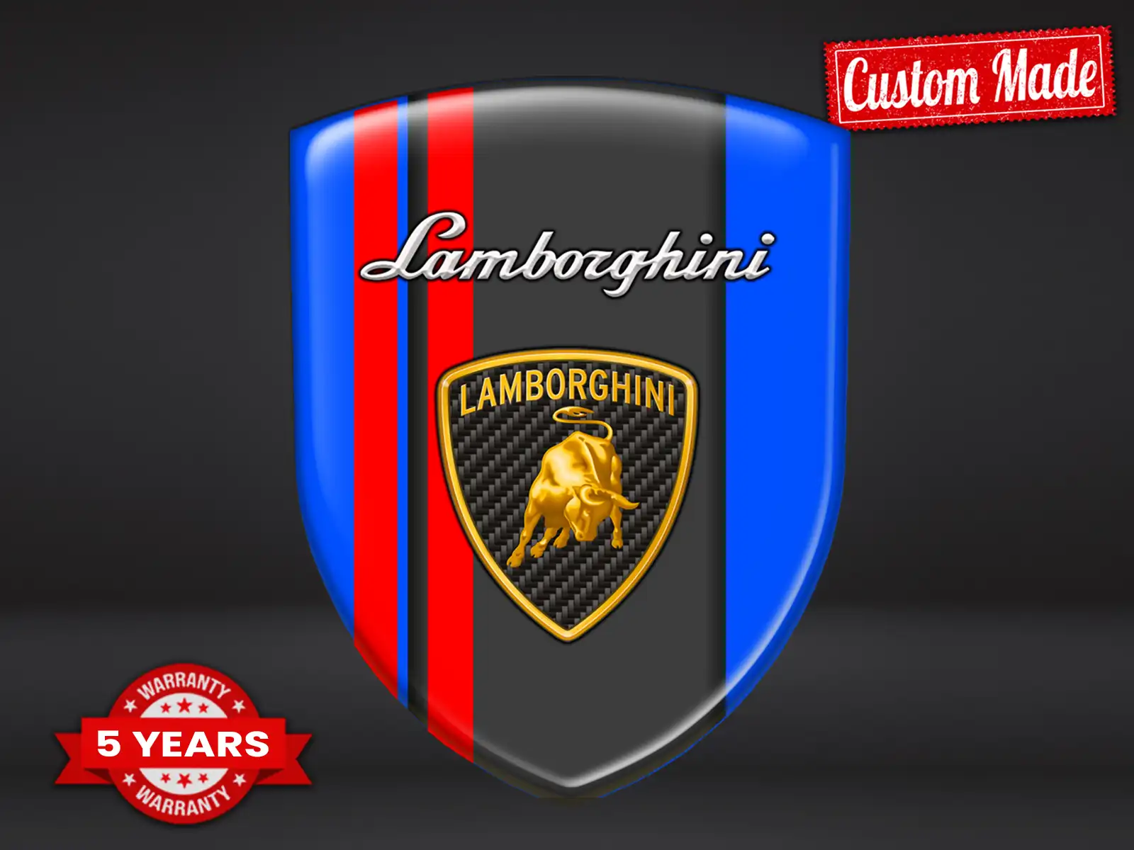 Lamborghini Pegatinas Traseras Carreras Auto Lujo Personalizable